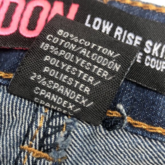 LIKE NEW BONGO LONDON LOW RISE SKINNY JEANS 6/28X32 ⭐ - Picture 6 of 14